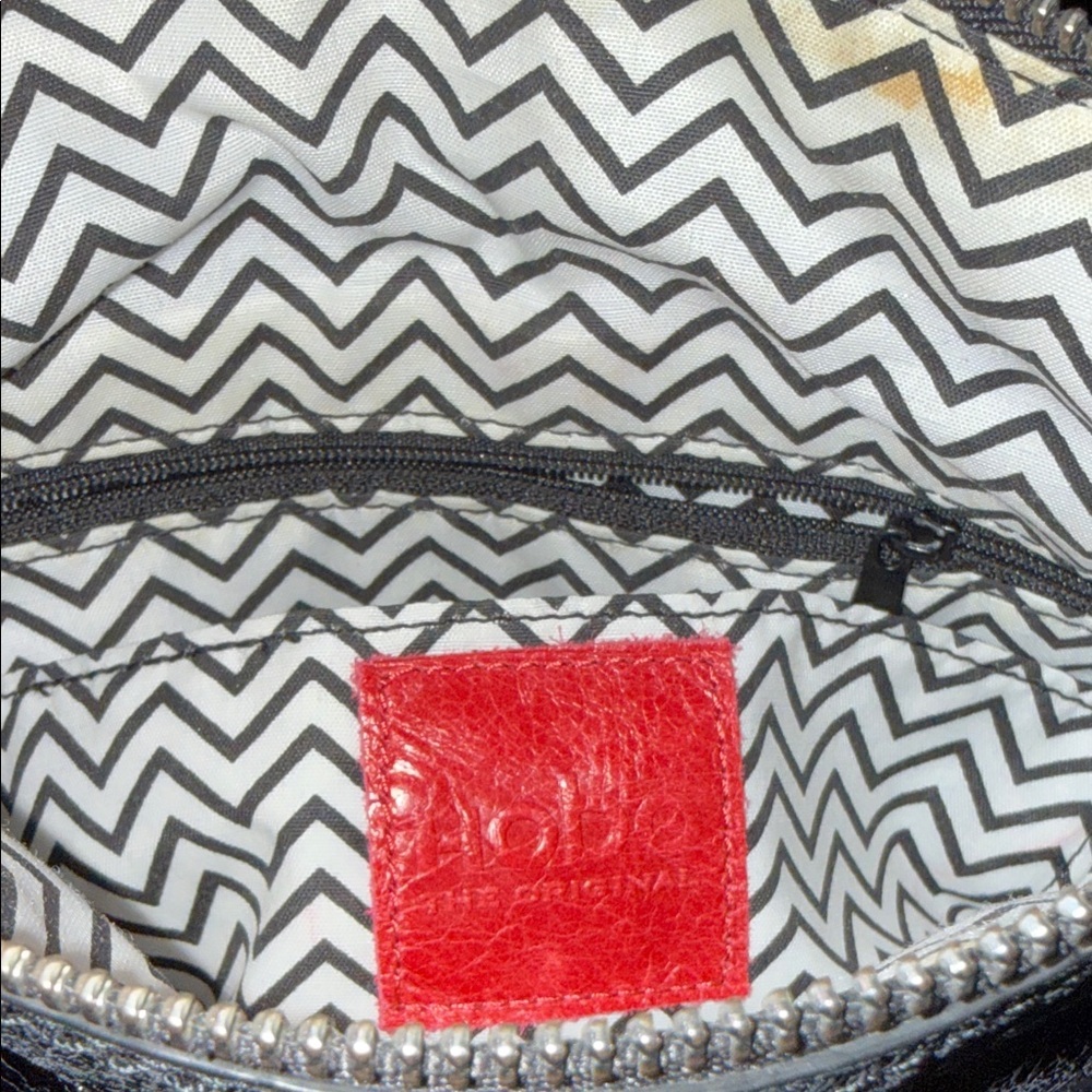 HOBO Glossy Black Leather Crossbody Bag - Picture 2 of 11